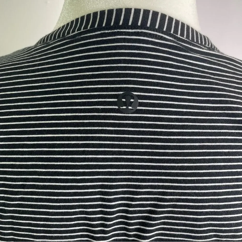 Lululemon Striped Tank Top Black & White - Picture 4 of 6